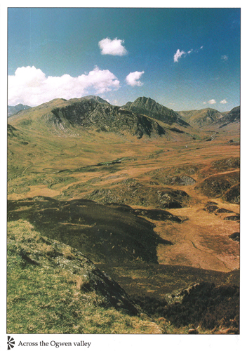 Across the Ogwen Valley postcards